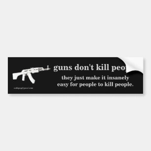 Pegatina Para Coche los armas no matan a gente…