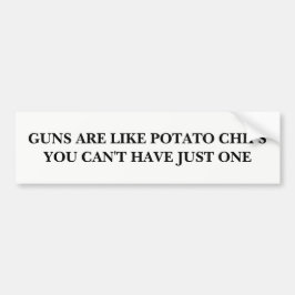 Pegatina Para Coche Los armas son como las patatas fritas