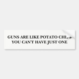 Pegatina Para Coche Los armas son como las patatas fritas
