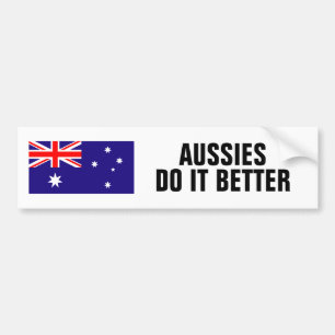 Pegatina Para Coche Los australianos mejora la bandera australiana