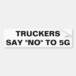 Pegatina Para Coche Los camioneros dicen no a 5G
