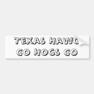 Pegatina Para Coche Los cerdos de Tejas HawgGo VAN
