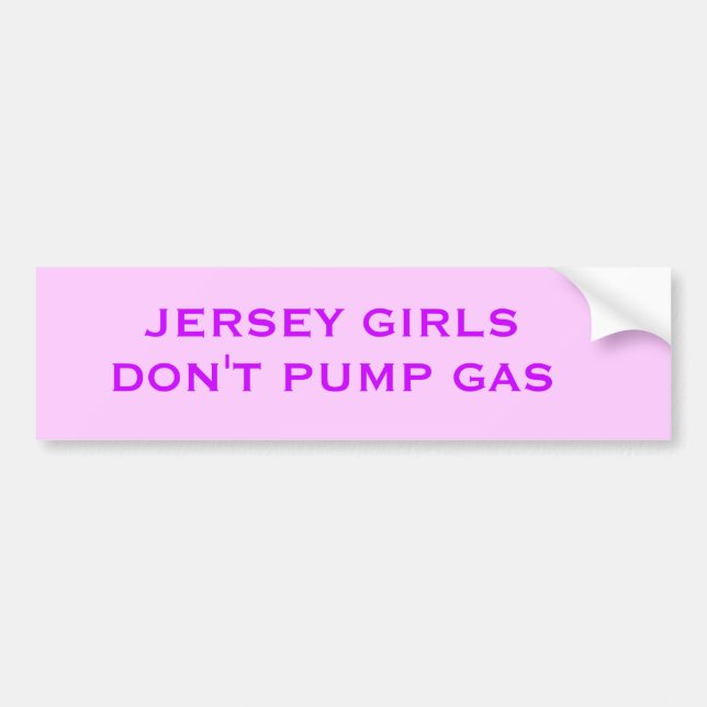 PEGATINA PARA COCHE LOS CHICAS DEL JERSEY NO BOMBEAN EL GAS (Frente)