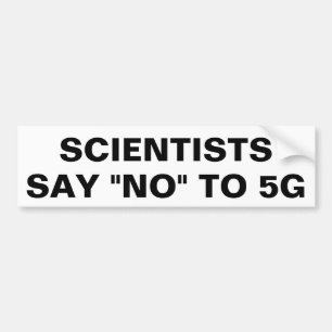 Pegatina Para Coche Los científicos dicen no a 5G