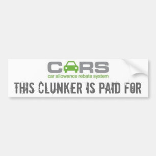 Pegatina Para Coche los coches, este clunker son pagados para