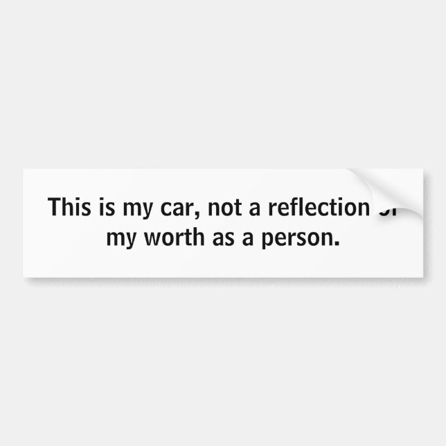 Pegatina Para Coche Los coches no son todo (Frente)