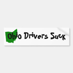 Pegatina Para Coche Los conductores de Ohio chupan