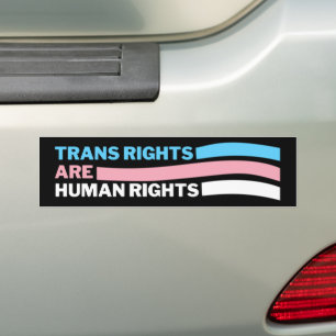 Pegatina Para Coche Los derechos de las personas trans son derechos hu