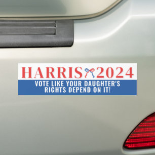Pegatina Para Coche Los derechos de su hija dependen de It Harris 2024