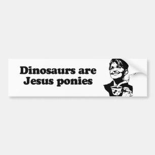 Pegatina Para Coche Los dinosaurios son potros de Jesús