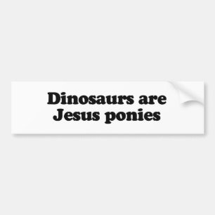 Pegatina Para Coche Los dinosaurios son potros de Jesús