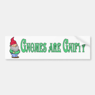 Pegatina Para Coche ¡Los gnomos son Gnifty!