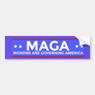 Pegatina Para Coche Los Imbéciles de MAGA están gobernando América