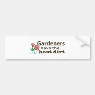 Pegatina Para Coche ¡Los jardineros tienen la mejor suciedad!