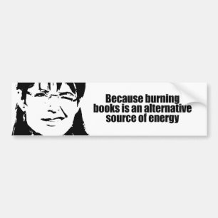 Pegatina Para Coche Los libros ardientes son una fuente de energía