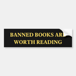 Pegatina Para Coche Los libros prohibidos valen la pena leer