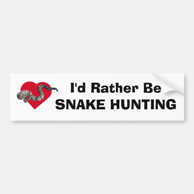 Pegatina Para Coche los loverattlers, bastante CAZA de BeSNAKE (Frente)