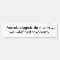 Los microbiólogos lo hacen con una taxonomía bien