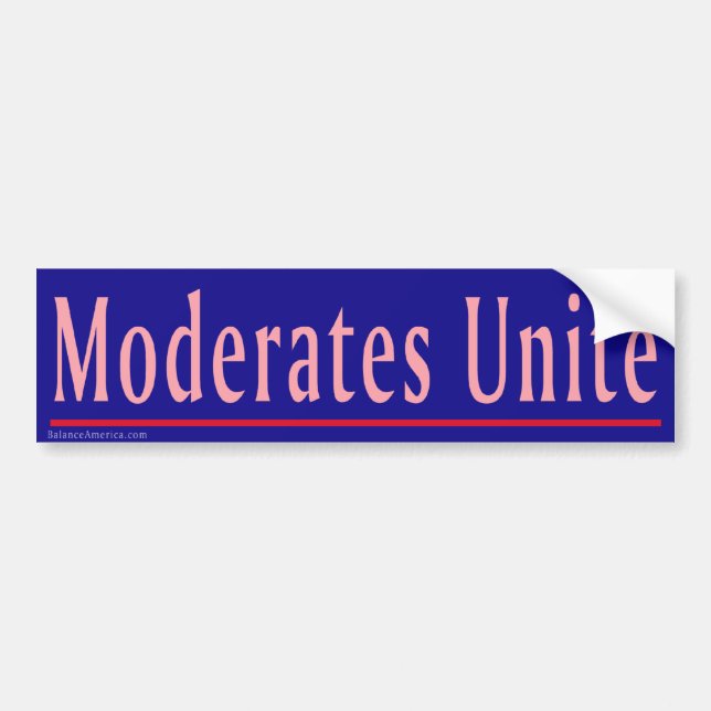 Pegatina Para Coche Los Moderates unen (Frente)