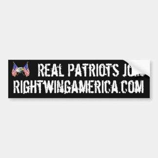Pegatina Para Coche Los patriotas reales se unen a
