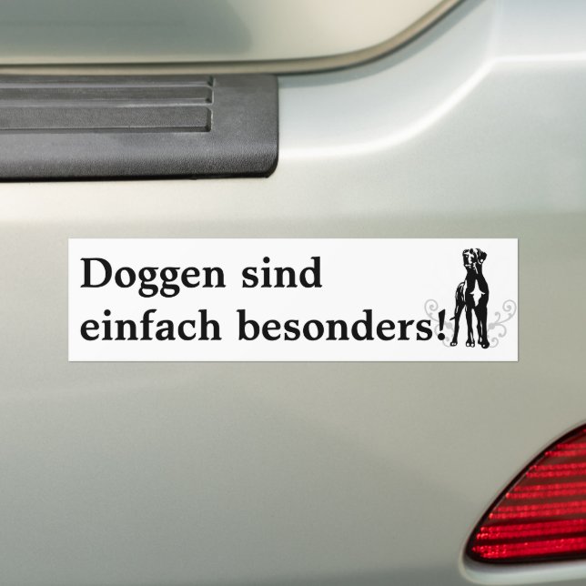 Pegatina Para Coche Los perros son simplemente especiales (en coche)