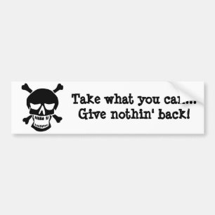 Pegatina Para Coche Los piratas toman todos