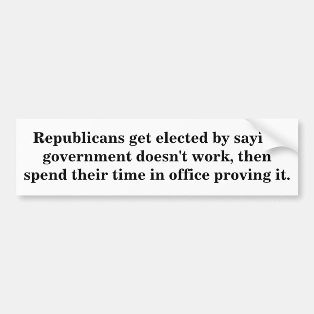 Pegatina Para Coche Los republicanos consiguen elegidos diciendo al (Frente)