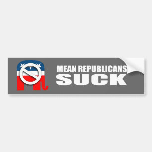 Pegatina Para Coche Los republicanos malos chupan