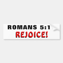 Pegatina Para Coche ¡Los romanos 5:11 se alegran!