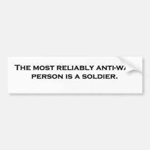 Pegatina Para Coche Los soldados son pacifistas