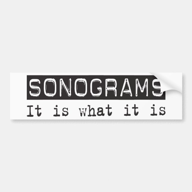 Pegatina Para Coche Los Sonograms es (Frente)
