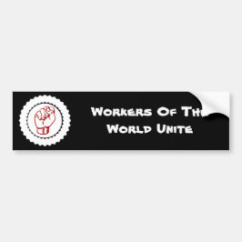 Pegatina Para Coche Los trabajadores del mundo unen