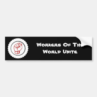 Pegatina Para Coche Los trabajadores del mundo unen