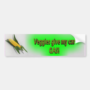 Pegatina Para Coche Los Veggies dan a mi pegatina del gas del coche