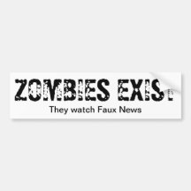 Los zombis miran falsas noticias