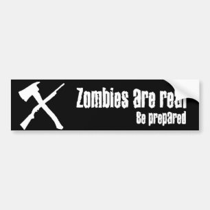 Pegatina Para Coche Los zombis son reales