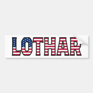 Pegatina Para Coche Lothar Name Vorname Estados Unidos Aufkleber Pegat