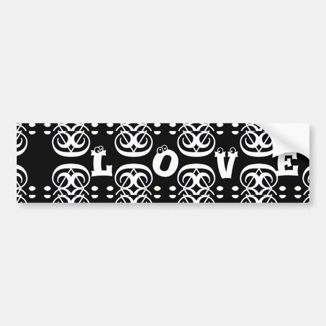 Pegatina Para Coche Love Equal_ (Frente)