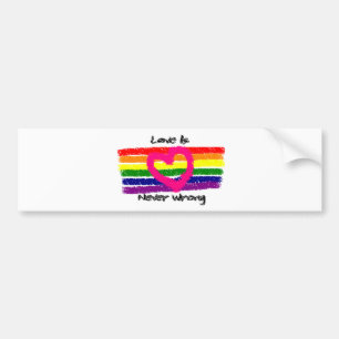 Pegatina Para Coche Love-IsNever-Wrong3