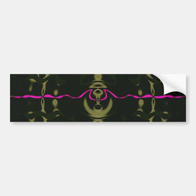 Pegatina Para Coche Luces Rosadas (Frente)