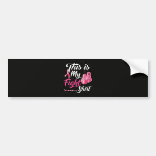 Pegatina Para Coche Lucha Contra El Cáncer De Mama Luchador De Boxeo D