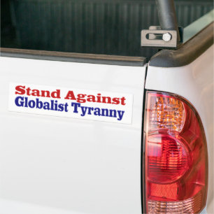 Pegatina Para Coche Lucha contra la tiranía globalista