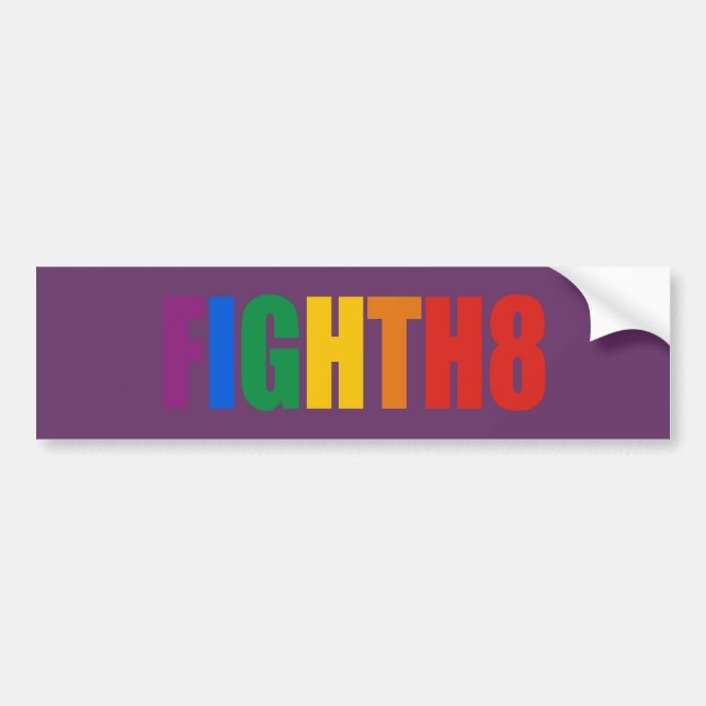 Pegatina Para Coche Lucha H8 (Frente)
