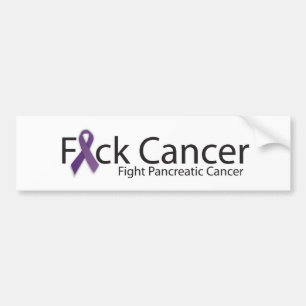 Pegatina Para Coche Lucha-Pancreático-Cáncer-Logotipo