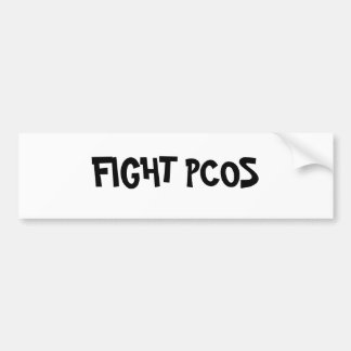 PEGATINA PARA COCHE LUCHA PCOS