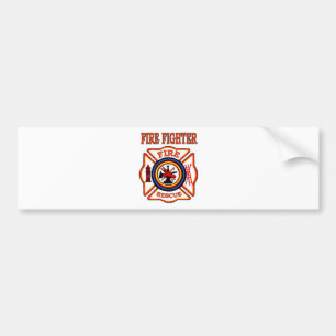PEGATINA PARA COCHE LUCHADOR DE INCENDIOS