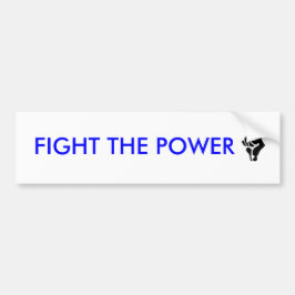 PEGATINA PARA COCHE LUCHE EL PODER