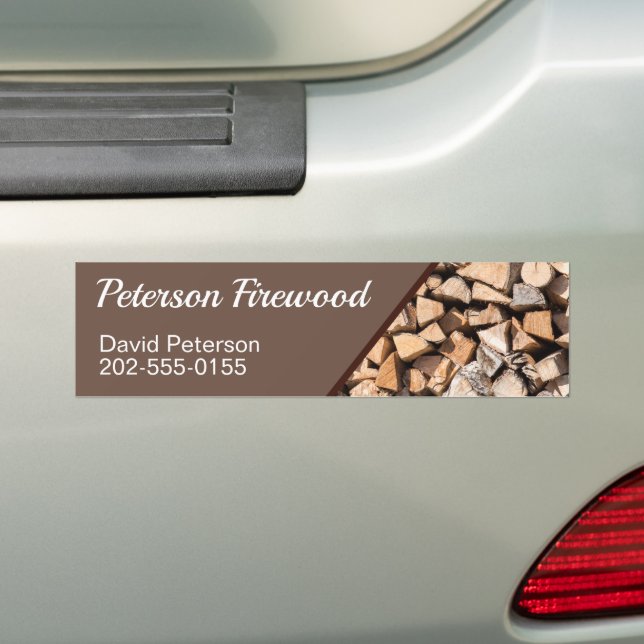 Pegatina Para Coche Lumber Timber Yard Firewood Business (en coche)