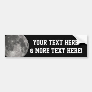 Pegatina Para Coche Luna Llena