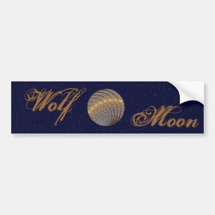 Pegatina Para Coche Luna reservada del lobo